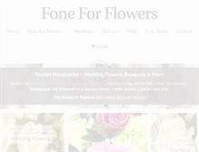 Tablet Screenshot of foneforflowers.co.uk